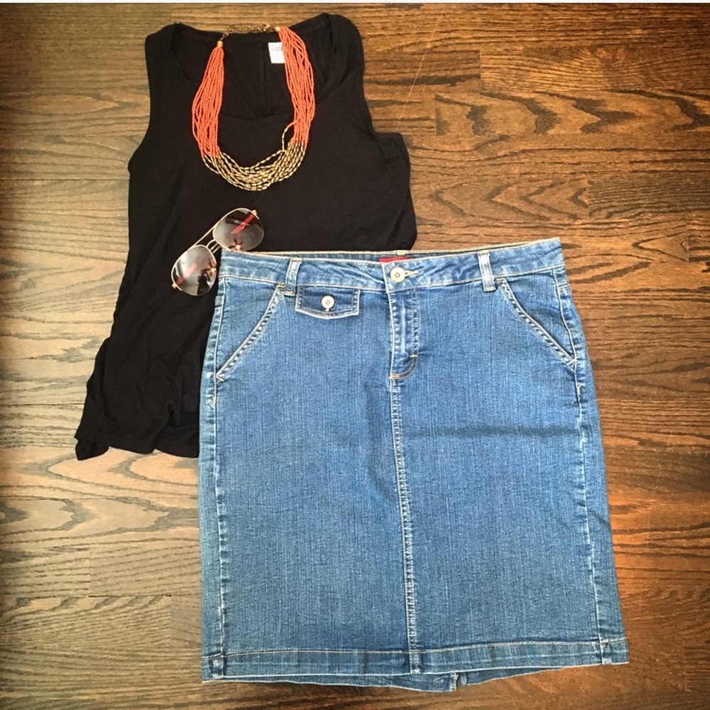 Target Merona Denim Skirt